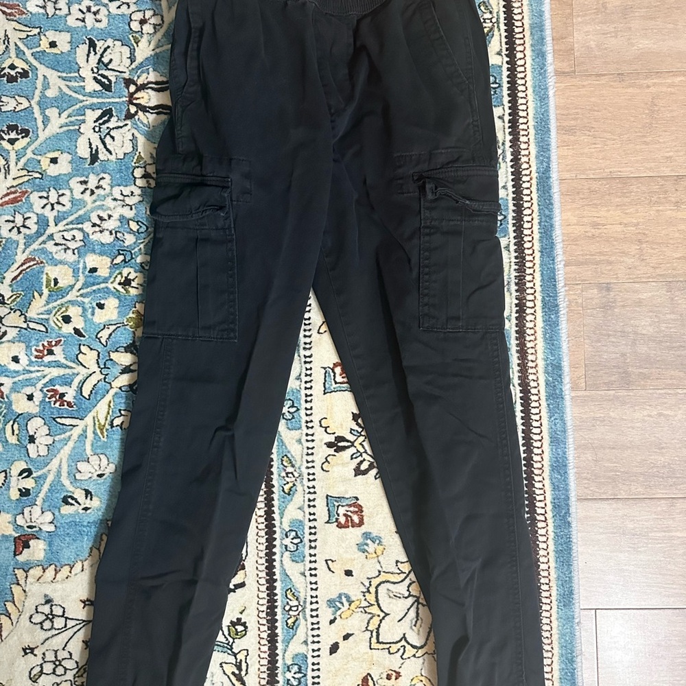 Aeropostale Black Cargo Pants Casual Utility Wear